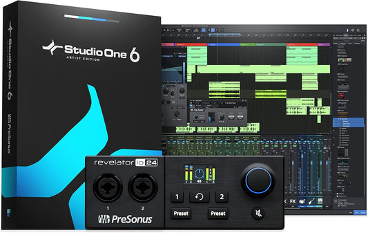 PreSonus Revelator io24 USB-C Audio Interface - Streaming, Podcasting
