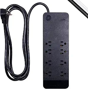 GE 37055 UltraPro 8-Outlet Surge Protector, 8ft Cord