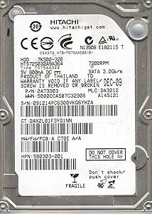 Hitachi HTS725032A9A364 320GB SATA 2.5" Hard Drive