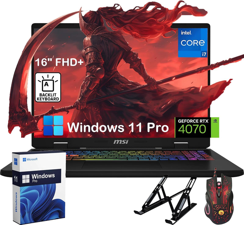 MSI Crosshair RTX 4070 i7 Gaming Laptop Office Lifetime — main product image