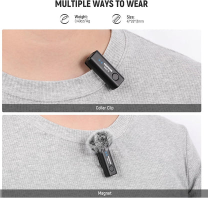 Neewer 21000097 Wireless Lavalier Microphone USB-C