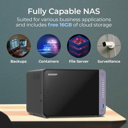 QNAP TS-632X-4G-US 6-Bay 10GbE Desktop NAS (Diskless)