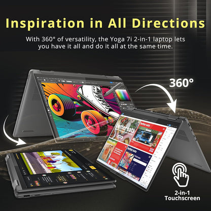 Lenovo Yoga 7i 14" 2K Touch 2-in-1 Laptop