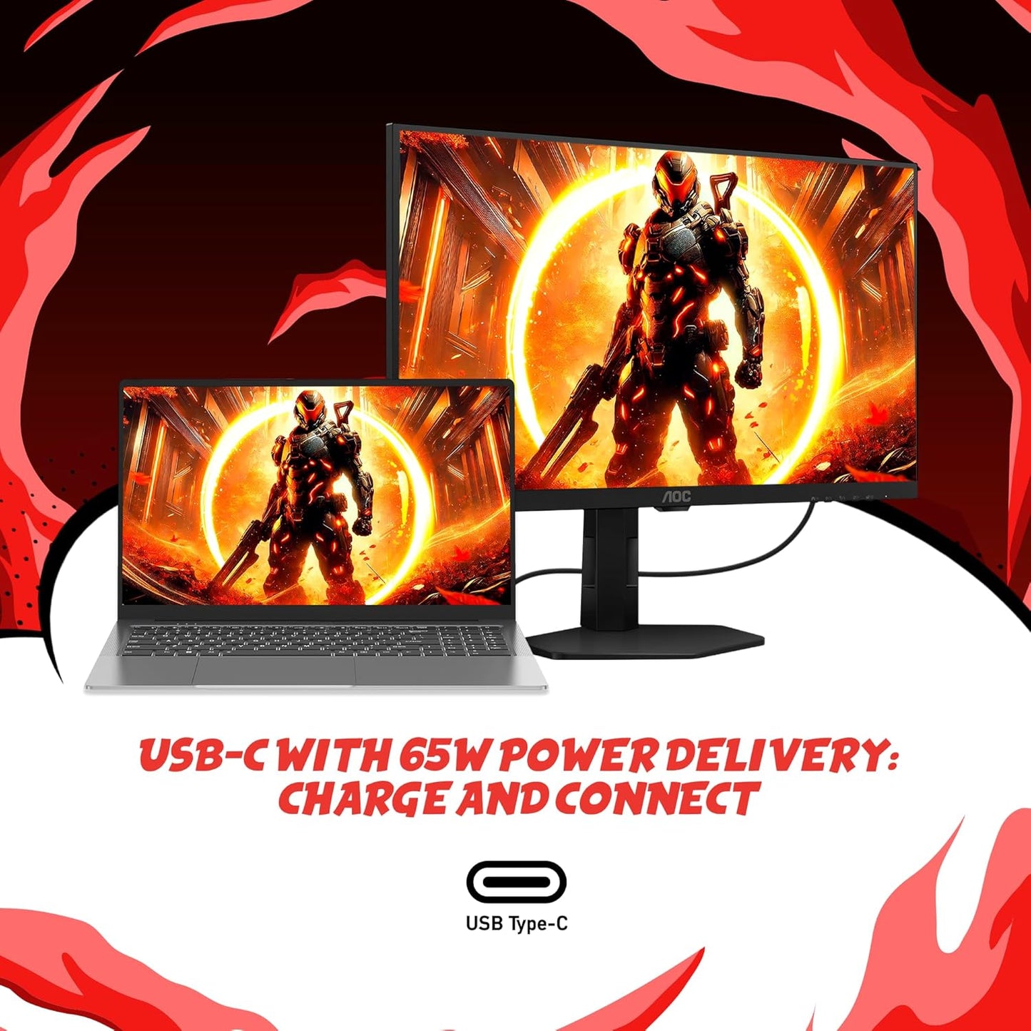 AOC iM2500 27" QHD 180Hz Smart Gaming Monitor