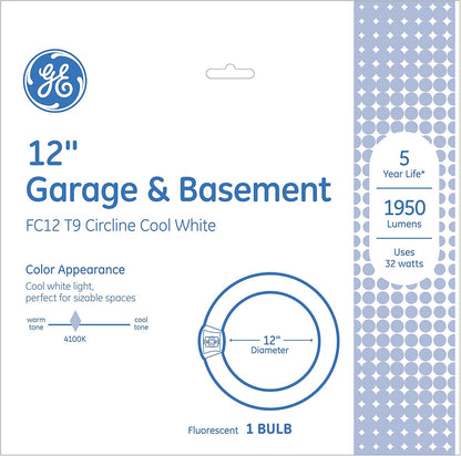 GE 33890 12-Inch Circline Fluorescent Cool White