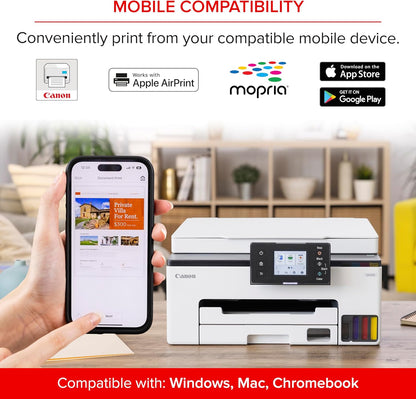 Canon 6169C002 MegaTank GX1020 Wireless All-in-One Printer