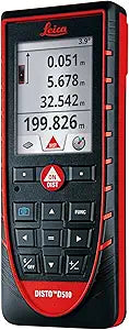 Leica DISTO-D510 Laser Measurer: 650ft, Bluetooth, Sketch App