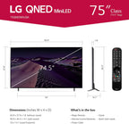LG 75QNED85UQA 75-Inch 4K QNED Smart TV