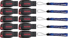 SanDisk CZ50-032G-10Pk-Lan Cruzer Blade: 32GB USB 2.0 Flash Drive 10-Pack