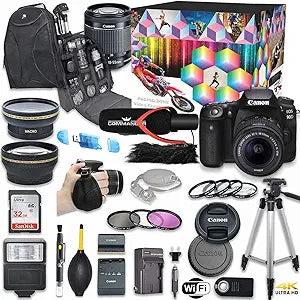 Canon 90D Deluxe 4K Video Camera Kit — main product image