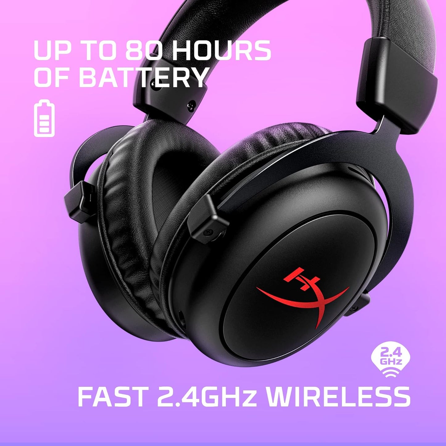 HyperX 6Y2G8AA Cloud II Core Wireless Gaming Headset - DTS Audio