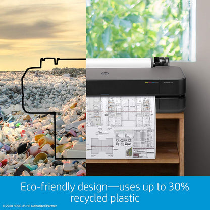 HP DesignJet T250 24" Wireless Plotter Printer Bundle