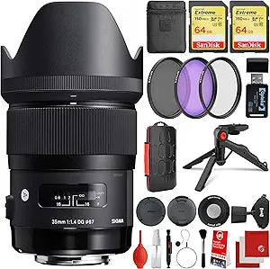 Sigma SIG340101K3 35mm f/1.4 Art Lens Bundle