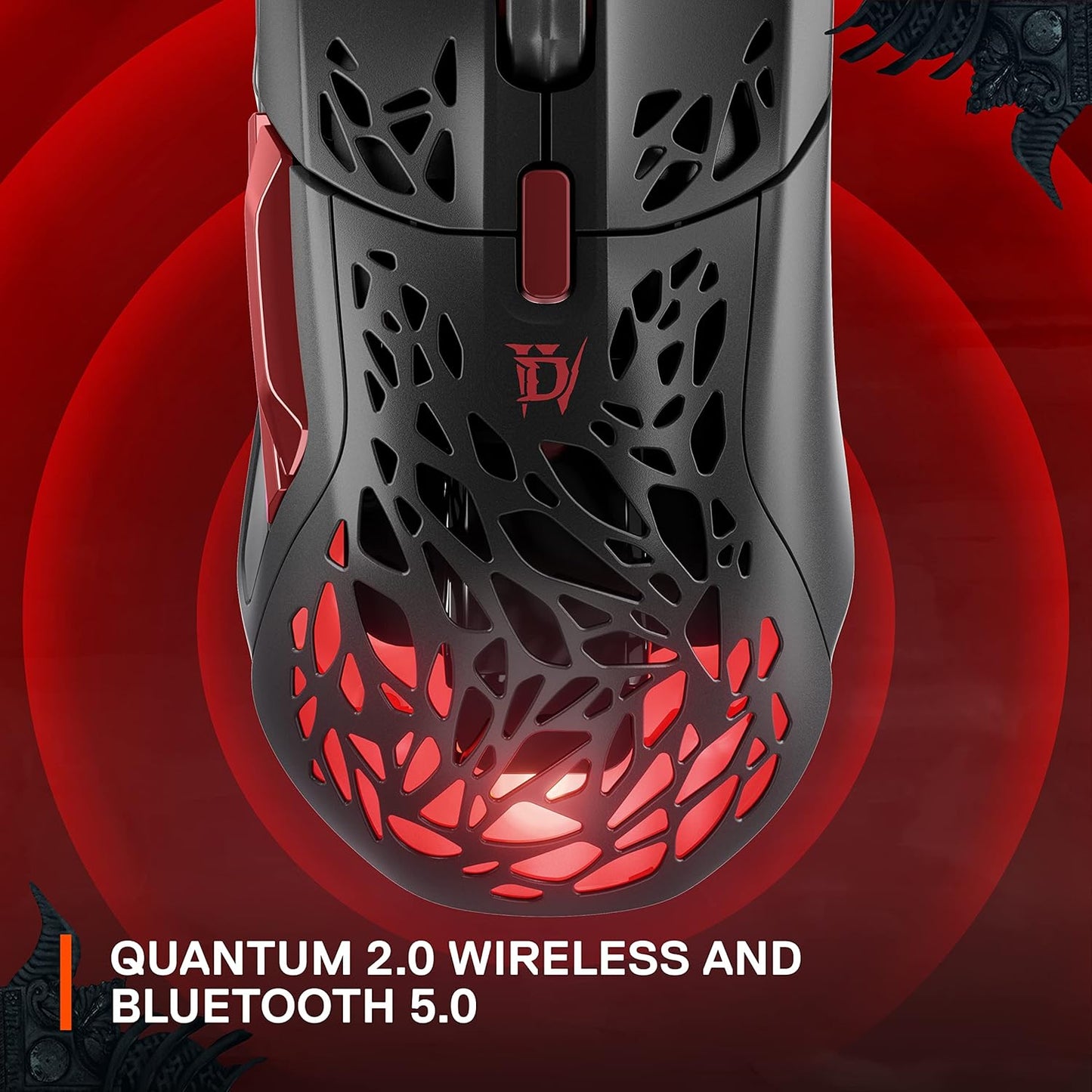 SteelSeries cpt-auo-942 Aerox 5 Wireless Diablo IV Gaming Mouse