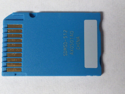 SanDisk SDMSPD-512-A10 512MB Memory Stick Pro Duo