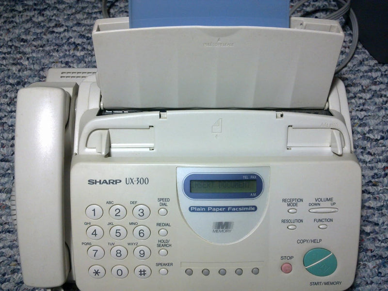 Sharp UX300 Plain Paper Fax Machine — main product image