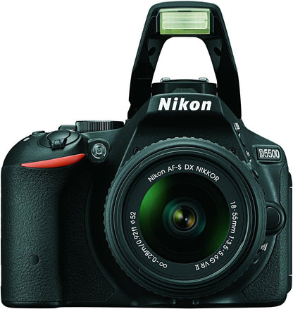 Nikon 1546 D5500 18-55mm VR II Kit Black DSLR Camera