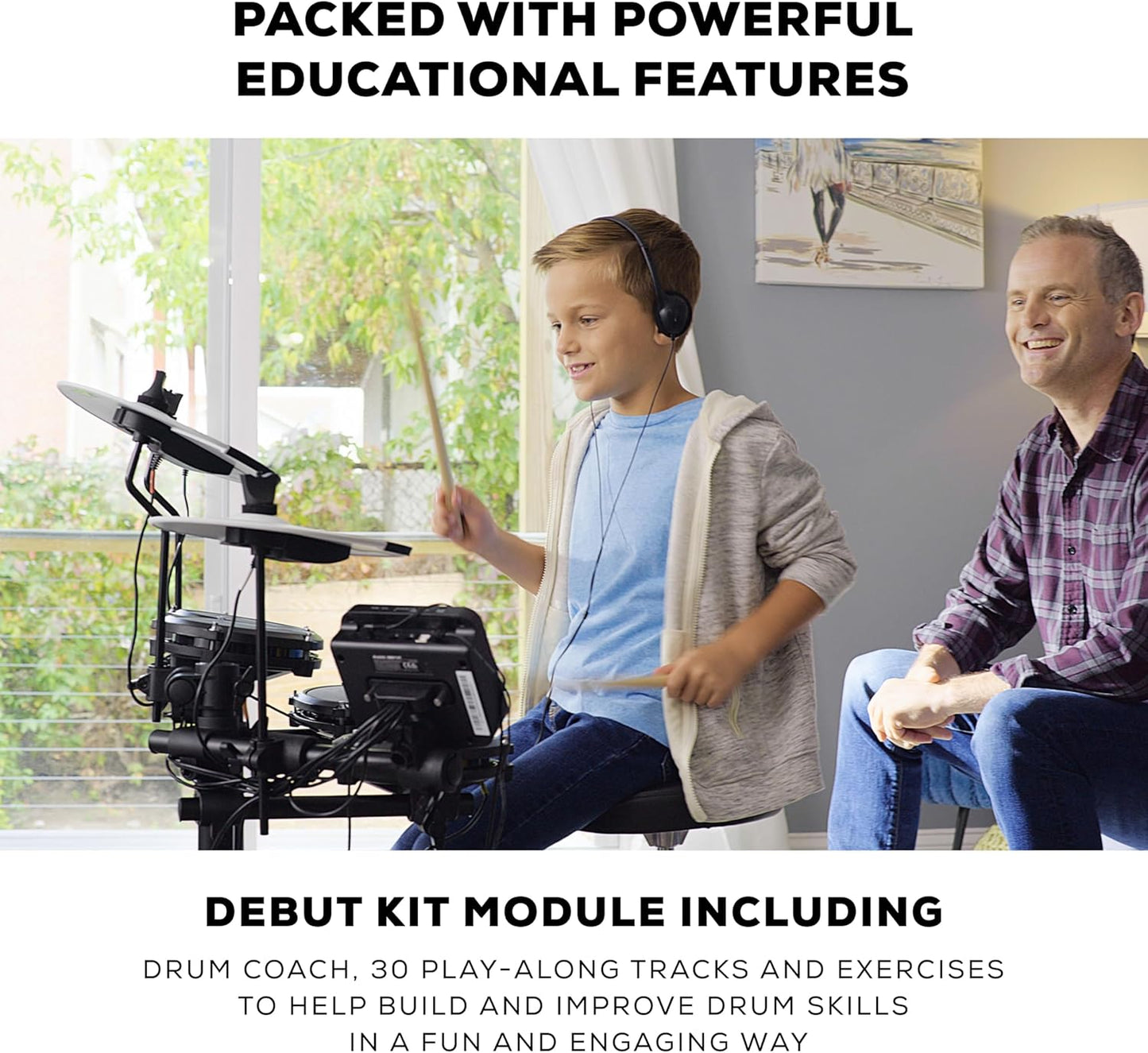 Alesis Debut Kit Kids Electronic Drum Set Mesh Pads