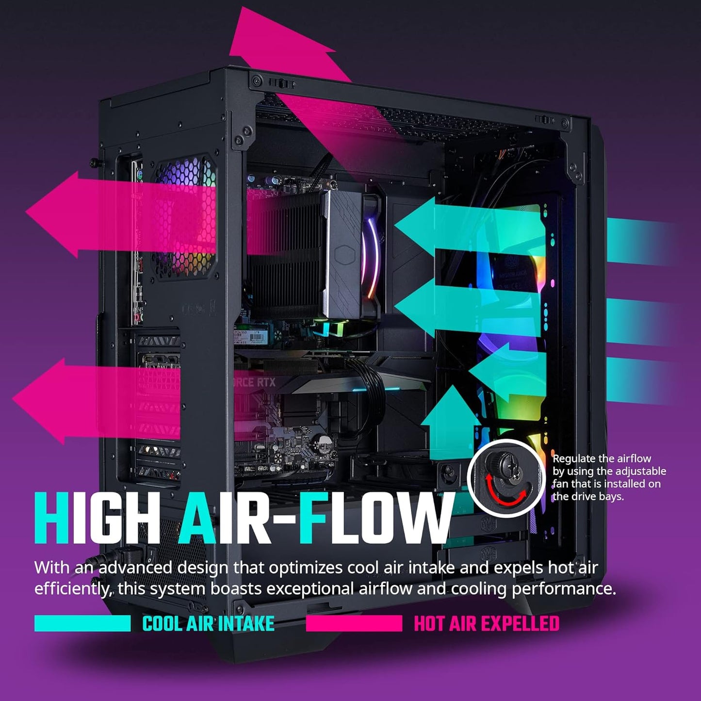 Cooler Master AYG-H5I7-N6110-N1 i7 RTX 4060 Gaming PC