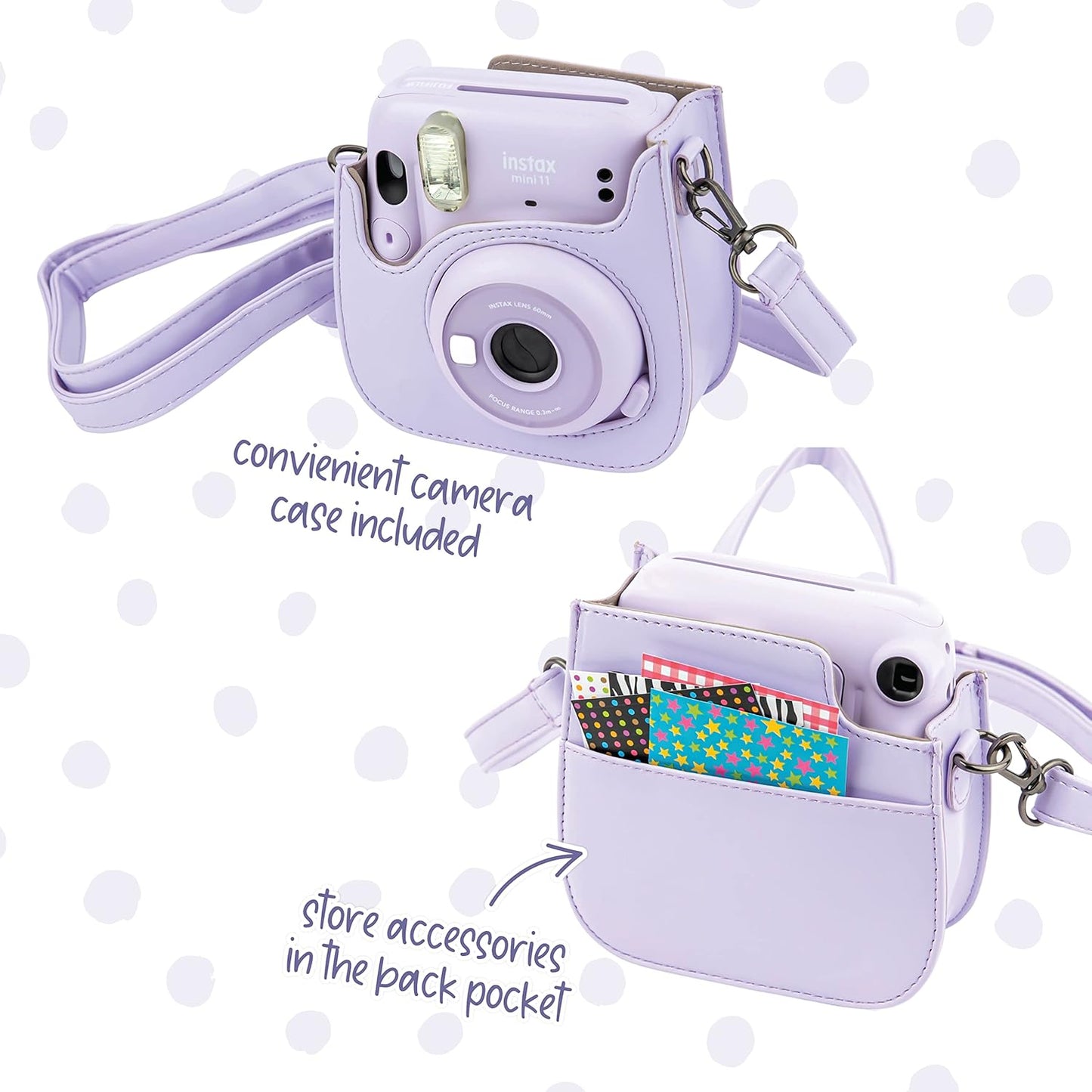 Fujifilm Mini 11 Instax Camera Bundle Purple