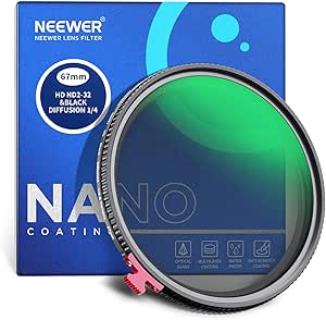 Neewer NW SERIES S 67mm Black Diffusion ND Filter
