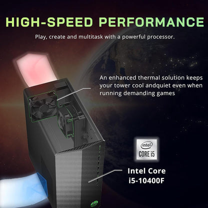 HP Pavilion Gaming Desktop RTX 3060, 32GB RAM