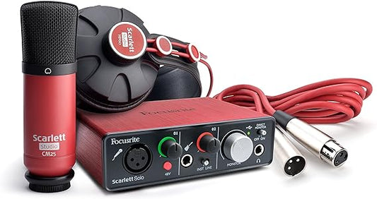 Focusrite AMS-SCARLETT-SOLO-STUDIO 1st Gen Recording Bundle