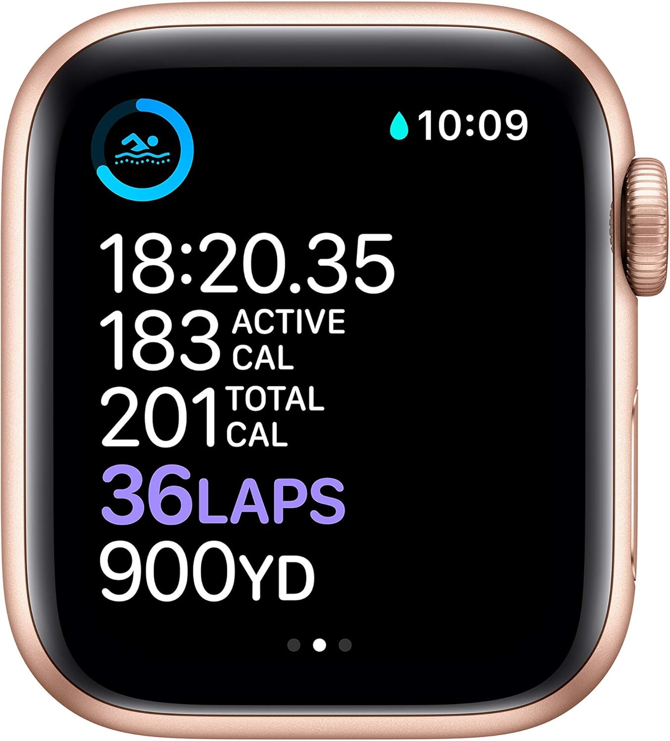 Apple Series 6 40mm GPS Gold Aluminum Pink Sand (Renewed)