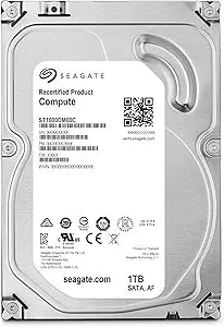 Seagate ST1000DM00C Compute 1TB 3.5" SATA Internal HDD