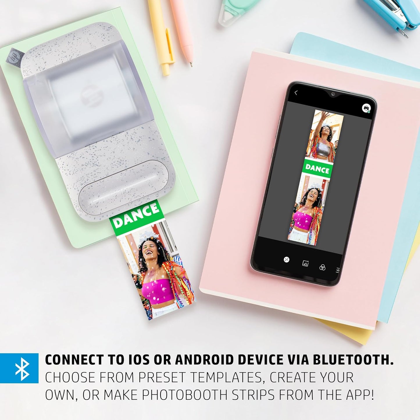 HP HPISPPANW Sprocket Panorama Instant Color Photo Printer