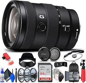 Sony E 16-55mm f/2.8 G Lens Kit: SEL1655G APS-C Zoom (Renewed)