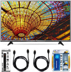 LG 49UH6030 49-Inch 4K UHD Smart LED TV Bundle