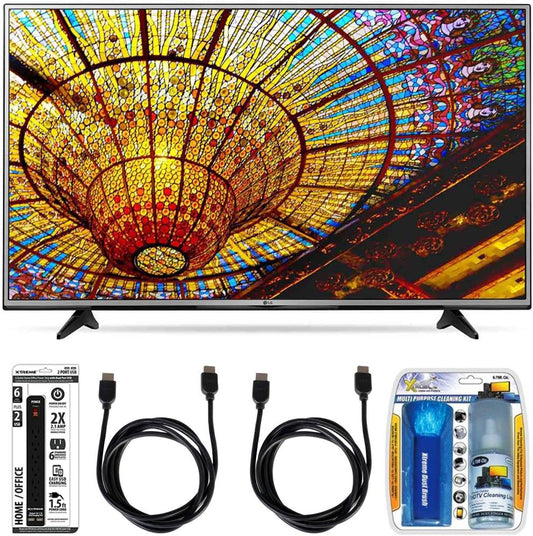 LG 49UH6030 49-Inch 4K UHD Smart LED TV Bundle