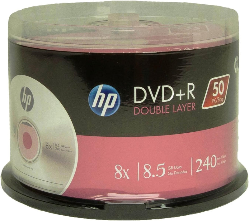 HP DRDL08050CB: DVD+R Double Layer 8X 8.5GB Discs — main product image