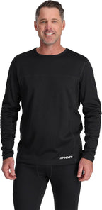 Spyder 38A015313 Men's Charger Crew Thermal Baselayer Ski Top
