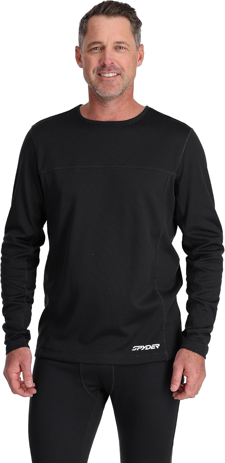 Spyder 38A015313 Men's Charger Crew Thermal Baselayer Ski Top — main product image