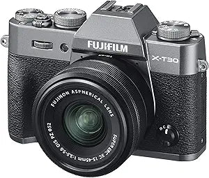 Fujifilm 16619401 X-T30 Silver Mirrorless Camera Kit — main product image