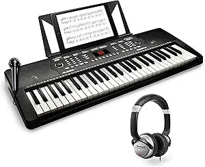 Alesis 54 Melody Keyboard Piano Bundle with Headphones