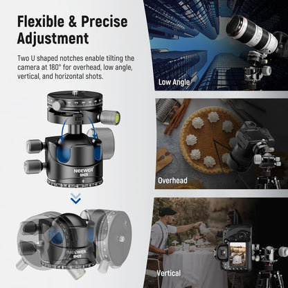 Neewer GM29 Low Profile Ball Head Heavy Duty