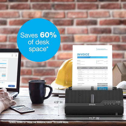 Epson B11B270201 WorkForce ES-C320W Wireless Document Scanner