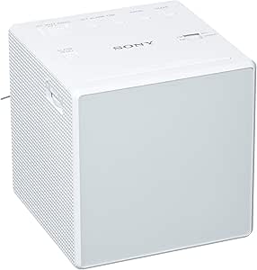 Sony Alarm Clock Radio, White (Renewed)