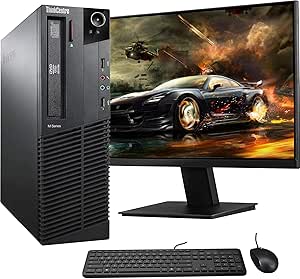 Lenovo ThinkCentre - i5, 16GB, SSD, GT 1030 - Renewed Desktop PC — main product image