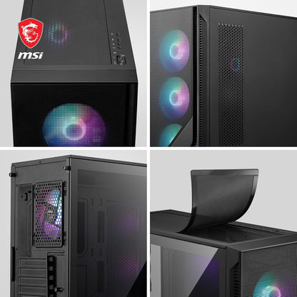 MSI MAG FORGE 320R AIRFLOW Mid-Tower Gaming PC Case