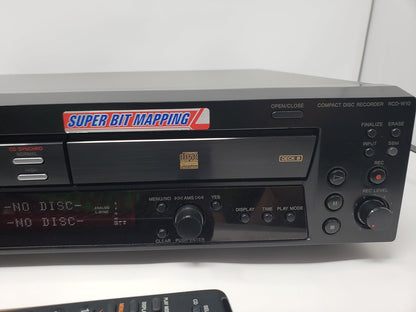 Sony RCD-W10 Dual CD Recorder Player Deck