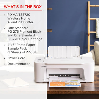 Canon 6671C022 PIXMA TS3720 Wireless All-in-One Printer