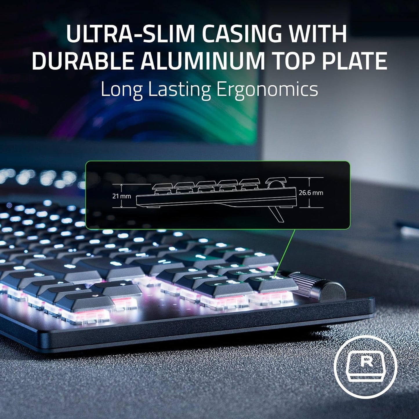 Razer DeathStalker V2 Pro TKL Wireless Optical Keyboard