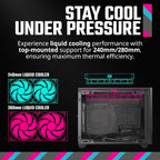Cooler Master NR200PV2-KCNN-S00 NR200P V2 Mini-ITX PC Case