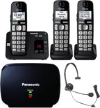 Panasonic KX-TGE433B - DECT 6.0 Cordless Phone - 3 Handsets