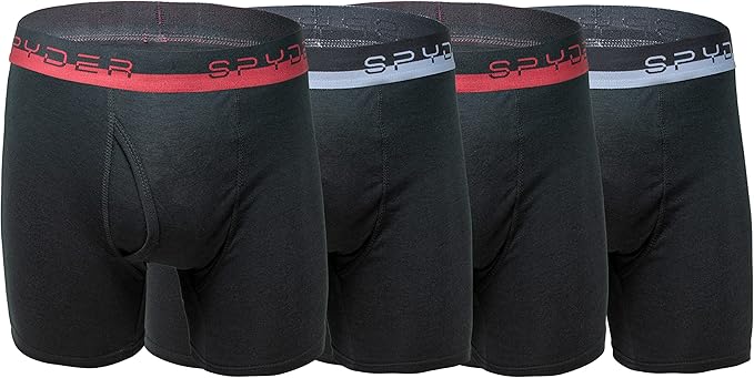 Spyder Boxer Briefs Pro Cotton Men's Sports Underwear — main product image