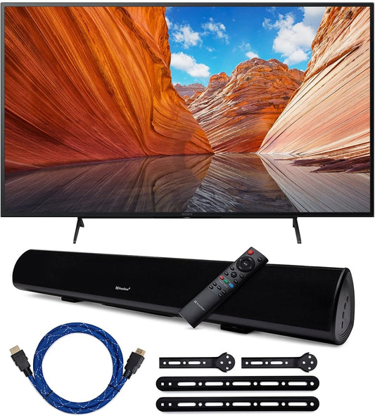 Sony KD43X80J BRAVIA 43" 4K HDR LED Smart TV Bundle